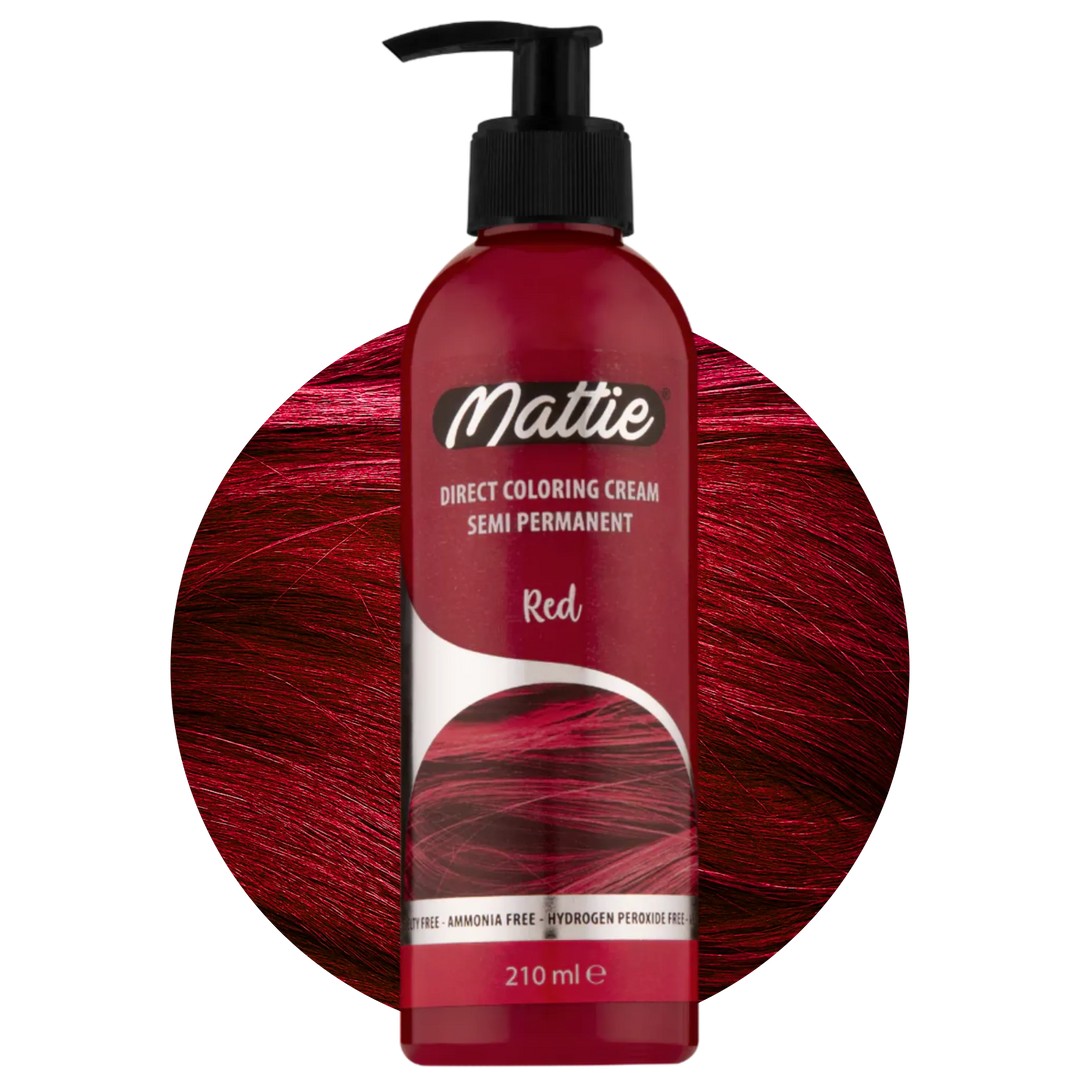 Mattie Red - Vegan Semi-Permanent Direct Dye Hair Color Cream 210 ml