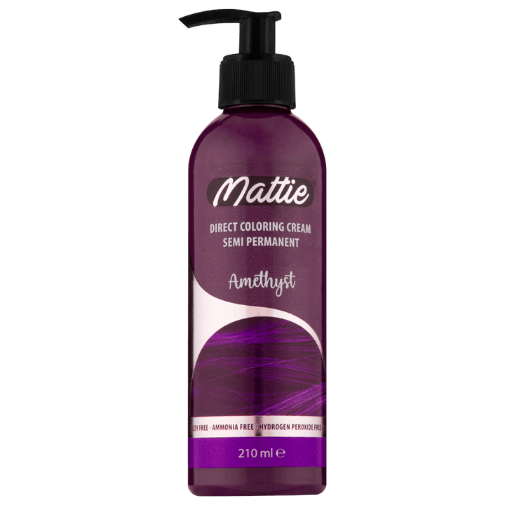Mattie Amethyst - Vegan Semi-Permanent Direct Dye Hair Color Cream 210 ml