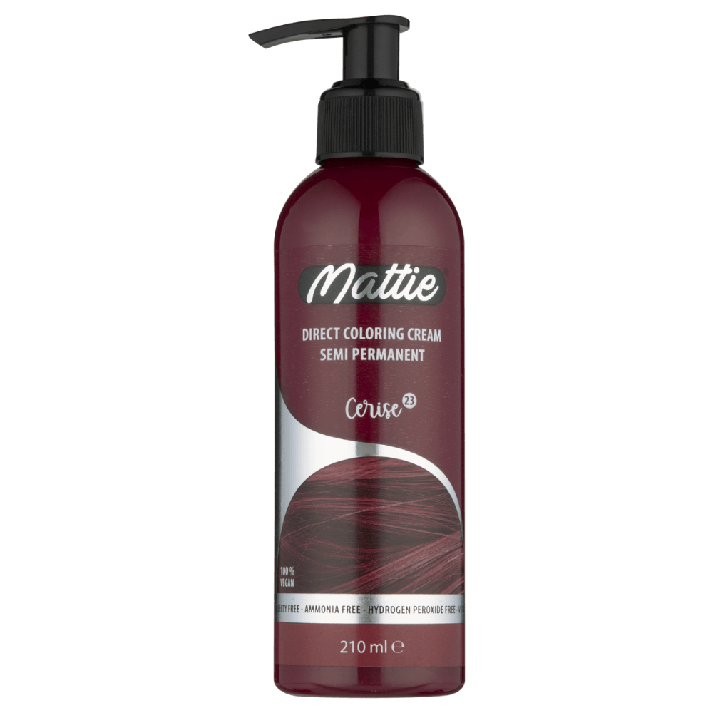Mattie Cerise - Vegan Semi-Permanent Direct Dye Hair Color Cream 210 ml