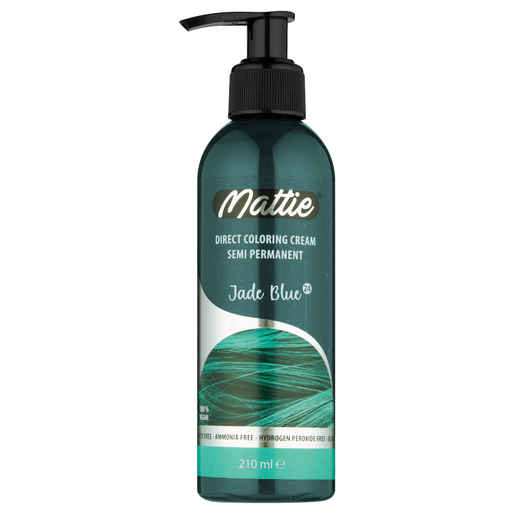 Mattie Jade Blue - Vegan Semi-Permanent Direct Dye Hair Color Cream 210 ml