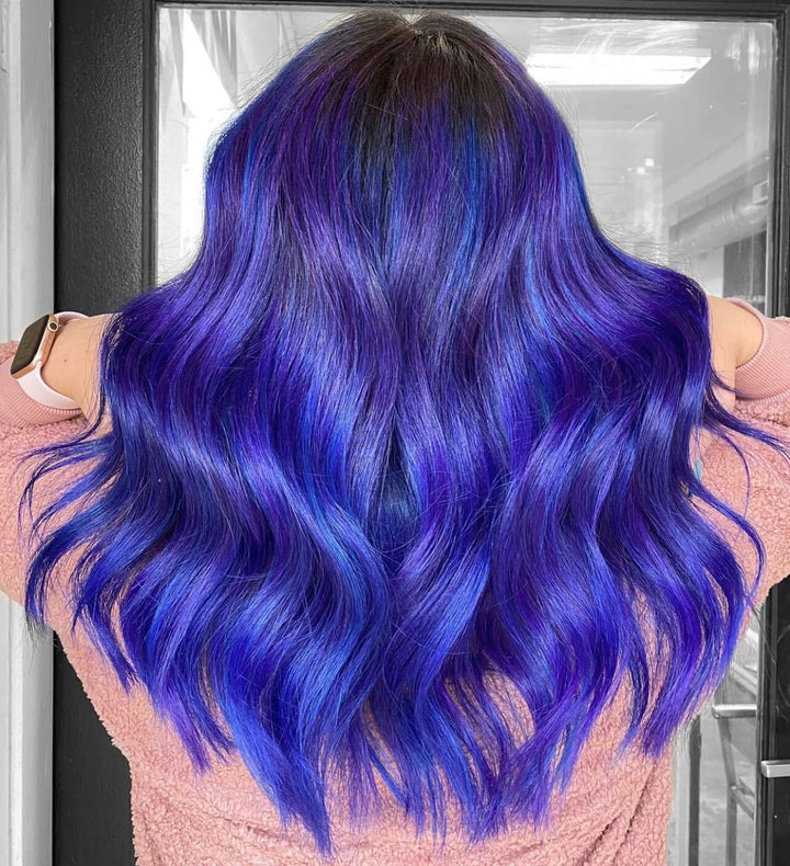 Mattie Midnight Blue - Vegana Colorazione Semipermanente Colorazione Diretta Crema Colorante 210 ml